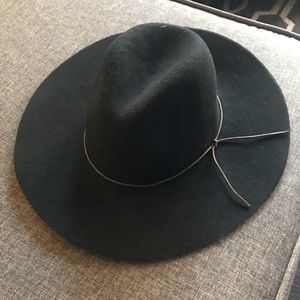 Black felt hat